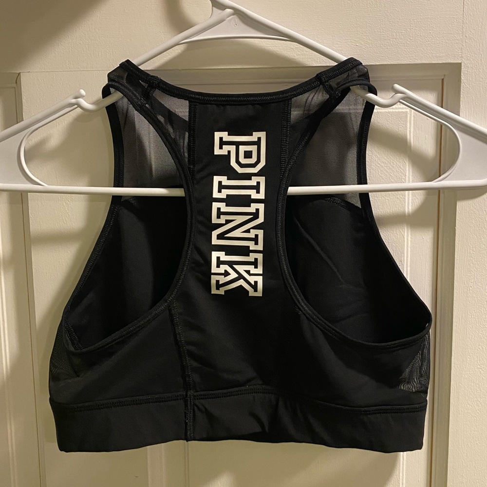 VS PINK - black mesh sports bra - Picture 5 of 5